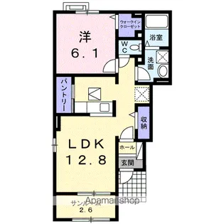 フォレストピーク 2ND【1階】の間取り