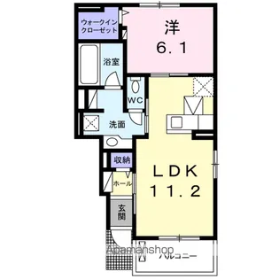 サニーホーム【1階】の間取り