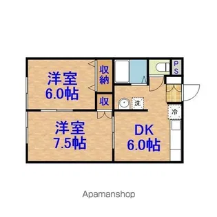 ベルメゾンⅡ【2階】の間取り
