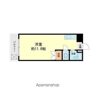 金隈アネックス【410号室】の間取り
