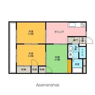 グランドメゾン矢島【2階】の間取り
