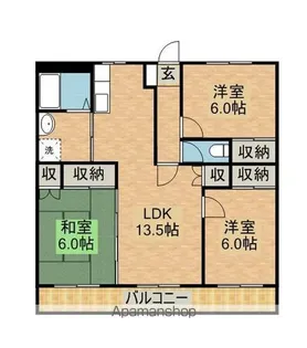サンジェルマンⅤ【3階】の間取り