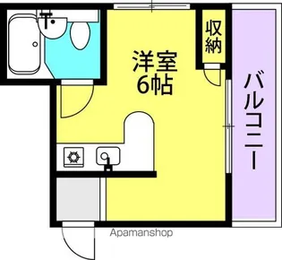 サンパレス21東園田2【203号室】の間取り