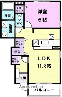 フェリーチェⅠ【1階】の間取り