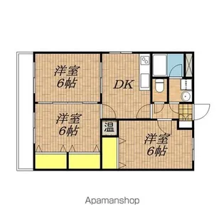 メゾン殿岡【106号室】の間取り