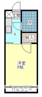 OKハイツD【2階】の間取り