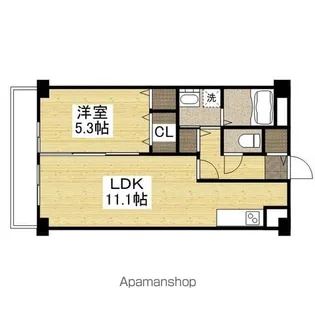 セレ グレージュ【1階】の間取り