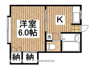 コーポひまわり【202号室】の間取り