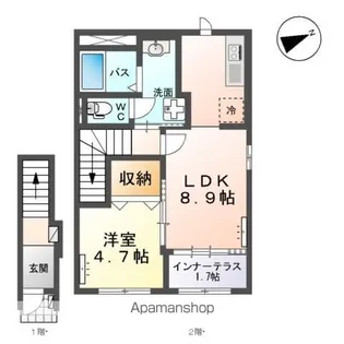 結(ゆい)【2階】の間取り