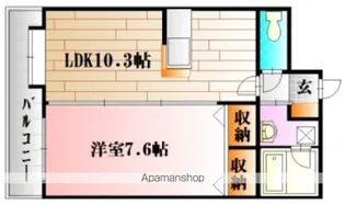ガーデンヒルズ【2階】の間取り