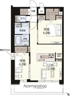 ギャラクシー南福岡駅前【10階】の間取り