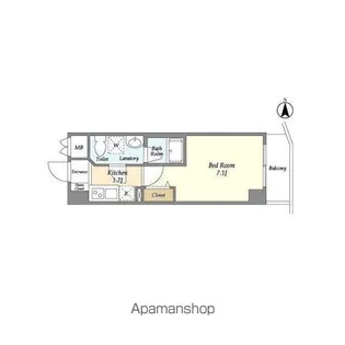 DELCCS西池袋【6階】の間取り
