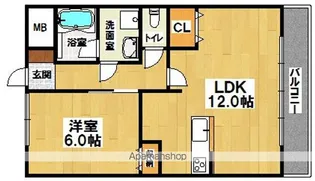 アプローズ狭山【203号室】の間取り