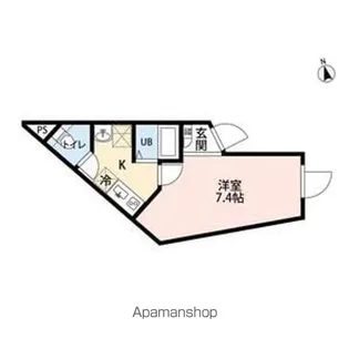BIBLIO IIDABASHI【3階】の間取り