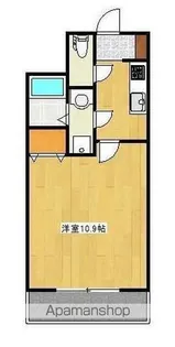 クロノス25上熊本【9階】の間取り