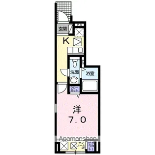 ガーデンハウスM C【1階】の間取り