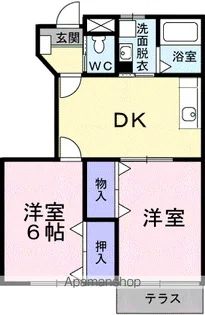 パラッツォA【1階】の間取り