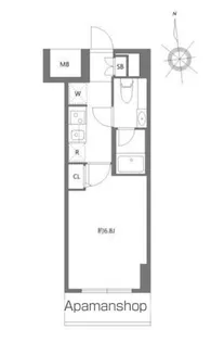 エヌステージジェイアール新白岡駅前【707号室】の間取り