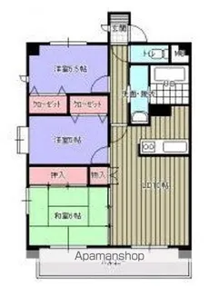 プルーリオン本町【606号室】の間取り
