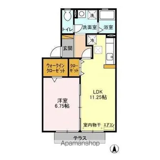 アルカンシェル【1階】の間取り