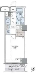 ラグゼナ平和台【3階】の間取り