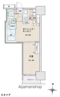 エスティメゾン錦糸町Ⅱ【5階】の間取り