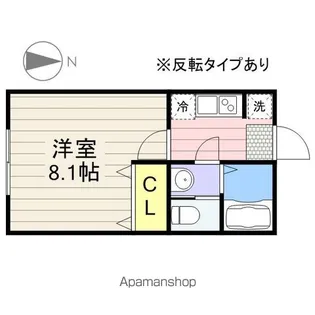 フォレストツインハウスS棟【2階】の間取り