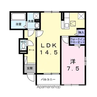 ロテュス【1階】の間取り