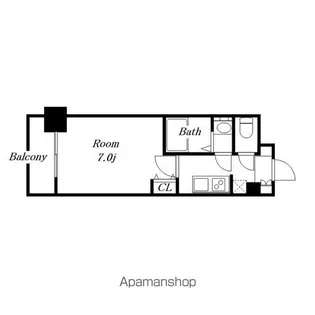 メイクスWアート丸の内【704号室号室】の間取り