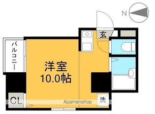 リヴィエラ二葉町【6階】の間取り