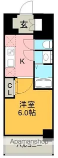 ディアレイシャス名古屋大須通【8階】の間取り