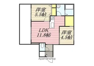 ラフィナート月寒【3階】の間取り