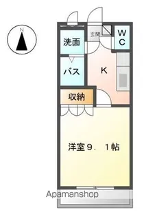 ツインズ・パル【2階】の間取り