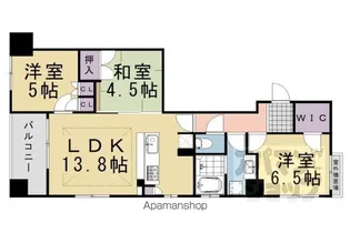 イーグルコートラヴァン御池【401号室】の間取り