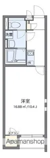 クレイノ拾五【2階】の間取り