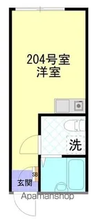 フォンテーヌ根岸【2階】の間取り