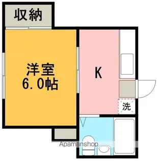 エメラルド万代【B-3号室】の間取り