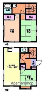 岩手県一関市赤荻字月町【一戸建】の間取り