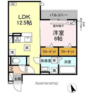 DーHILLS龍禅寺III【1階】の間取り