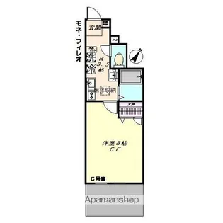 モネ・フィレオ【1階】の間取り