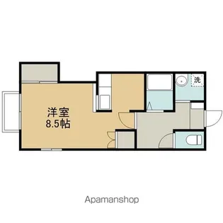 GBⅡ【103号室】の間取り