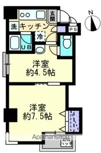 シティホワイト【2階】の間取り