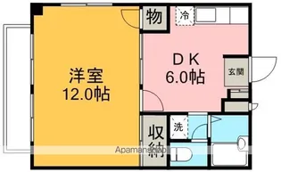 エクセレントプラザ【1階】の間取り