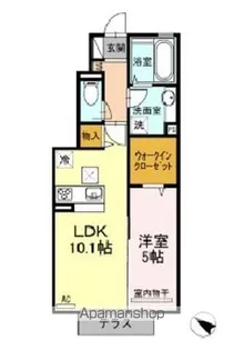 ベル フルール【1階】の間取り