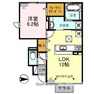 テルセーロ【1階】の間取り