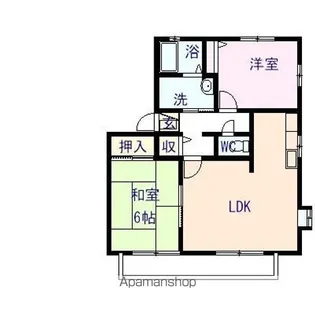 メゾン ルミエール【1階】の間取り