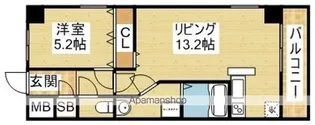 メゾンカジサン【3階】の間取り