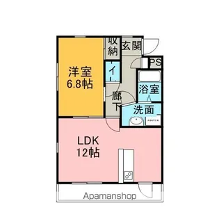 ブルーム【101号室】の間取り