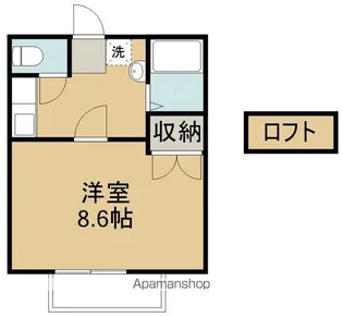 ハイツフレグランス【2階】の間取り
