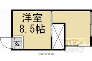 細野荘【B-2号室】の間取り